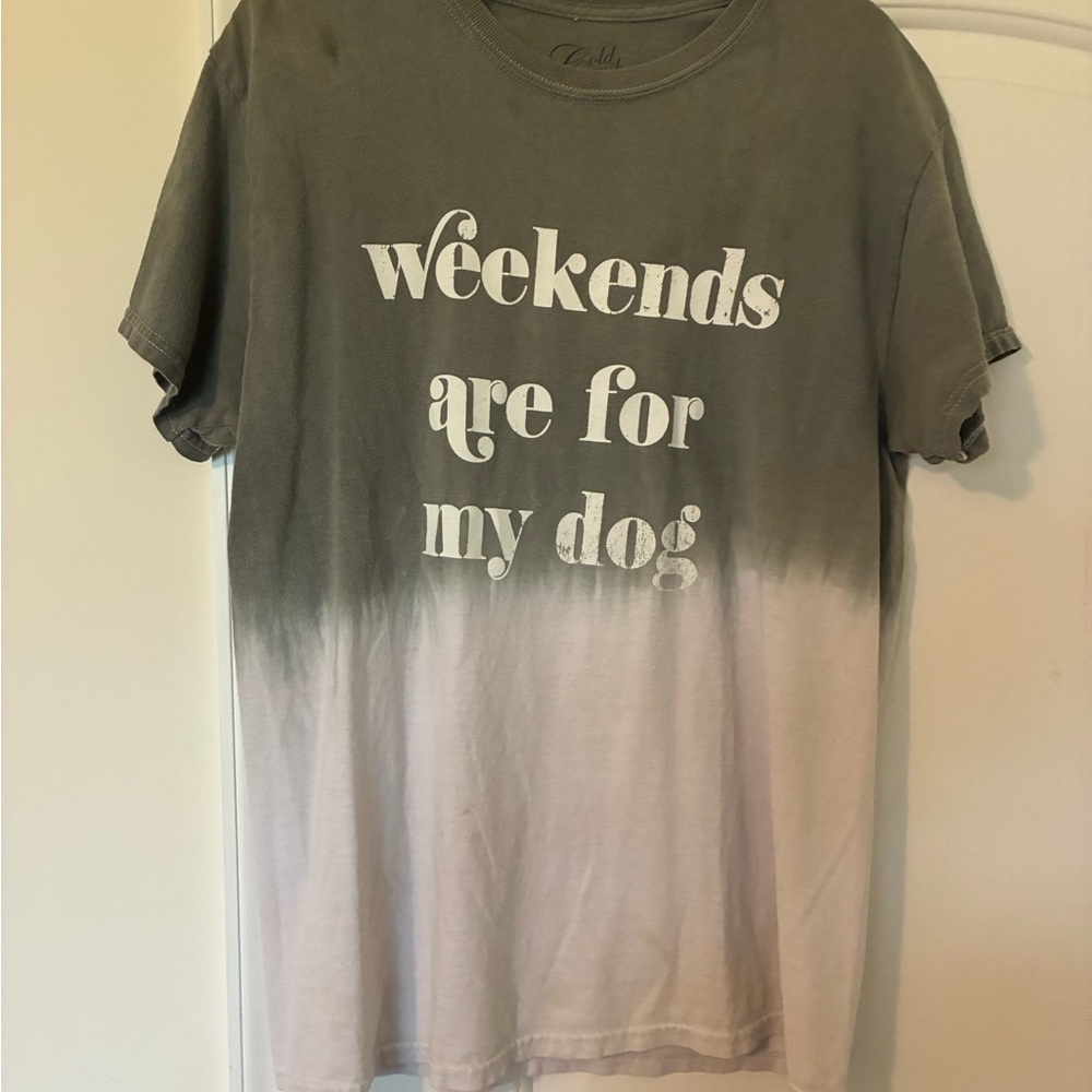 Cold Crush Green and White Weekend Dog Tee